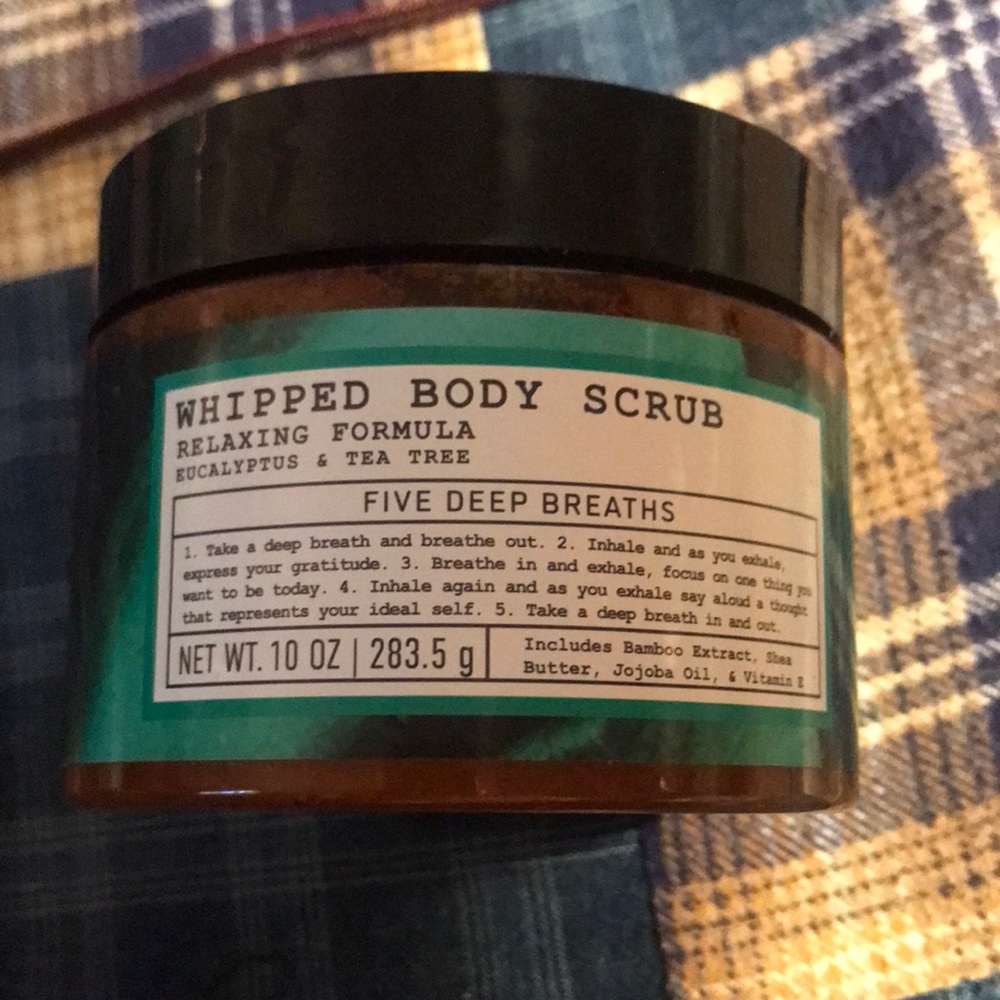 Five Deep Breaths Whipped Body Scrub.